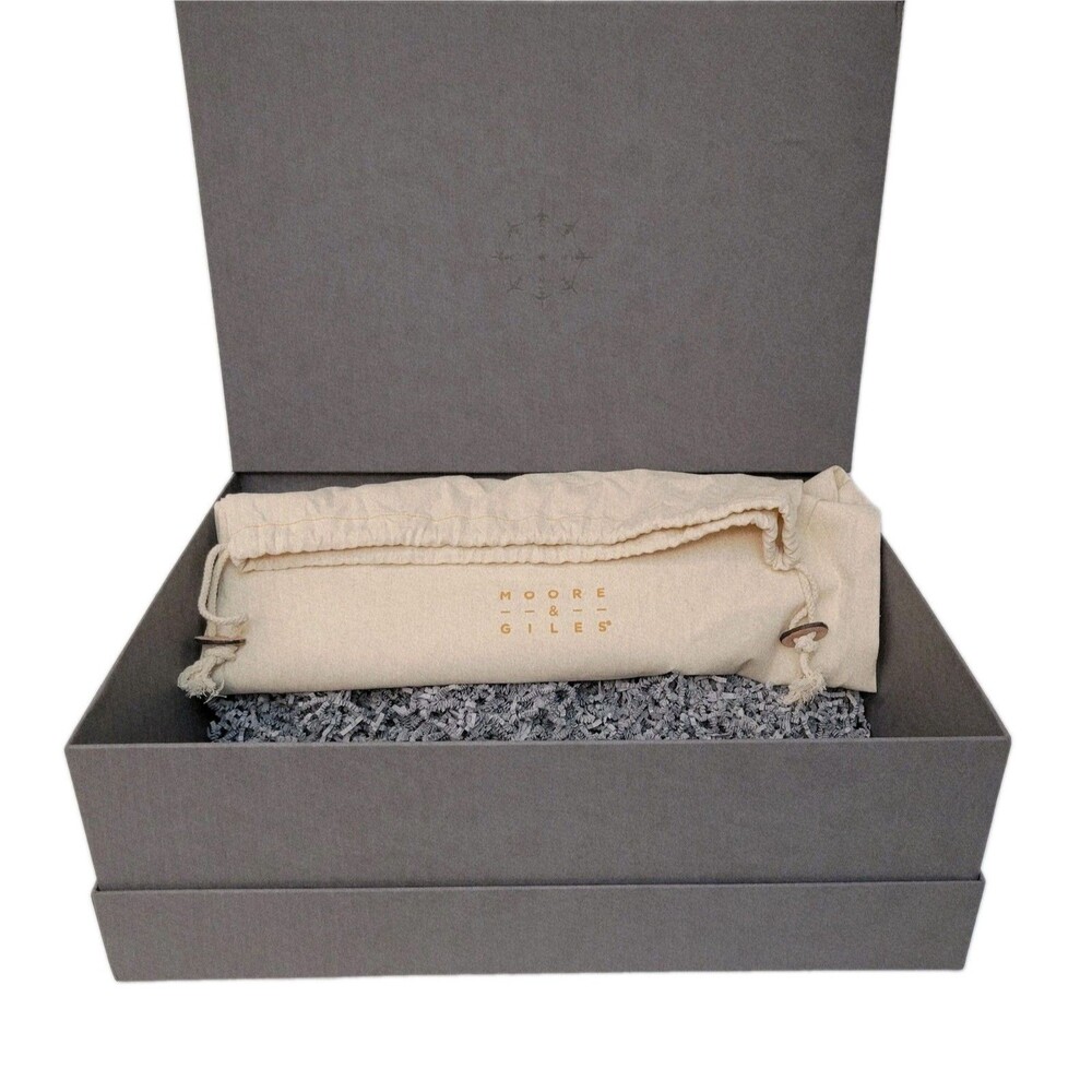 Authentic Moore & Giles Empty Box w/ Original Dust Bag & Filler Large